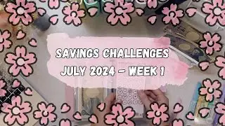 Savings Challenges | July W1 2024 | &yen;17,000 | Japanese Yen | Budgeting, Savings, Cash Envelopes