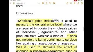 Meaning and types of Index Number