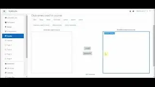 Moodle Outcomes 5:How to Add an Outcome/s for a Moodle Course