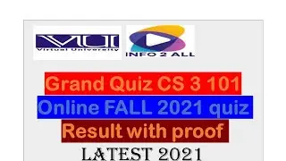 Cs 101 grand quiz 3 201`