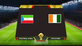 ⚽ Экваториальная Гвинея против Кот-д'Ивуара ⚽ | Кубок африканских наций (12.01.2022) | PES 2021