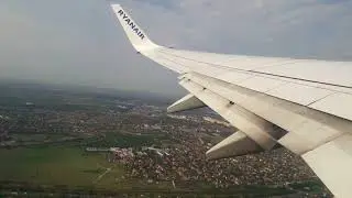 Ryanair B737-800 takeoff Budapest BUD
