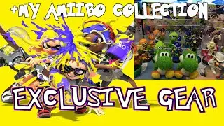 Exclusive Gear Splatoon 3 + my amiibo collection