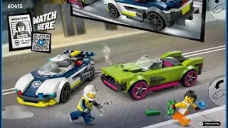 Lego City 60415 - Police Car and Muscle Car Chase 