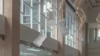 Easy installation of wireless speakers in wire mount