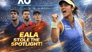 Alexandra Eala Stuns the Australian Open, Stealing the Spotlight from Alcaraz, Sinner and Djokovic