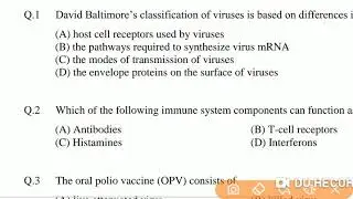 Gate life science previous year questions microbiology