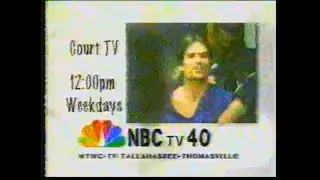 (November 4, 1996) WTWC-TV NBC 40 Tallahassee/Thomasville Commercials