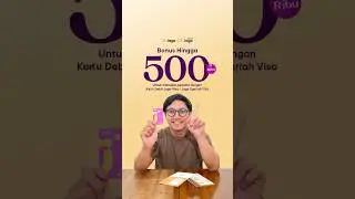 Dapet 500rb cuma pakai kartu? Tonton videonya ya!