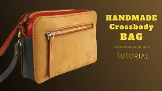 🔴pdf PATTERN + handmade leather FANNY PACK and CROSSbody BAG | Tutorial | part 2 |