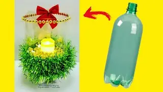 DECORA&Ccedil;&Atilde;O DE NATAL COM GARRAFA PET