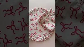 Ruffle Trim Placemats & Napkins! | Full Tutorial Now Live ✨&hearts;️ #diychristmas