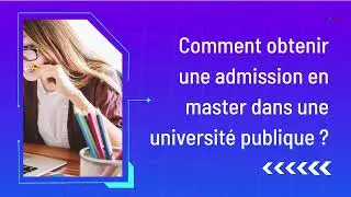 L'inscription en master en France dans les universit&eacute;s publiques pour les &eacute;trangers