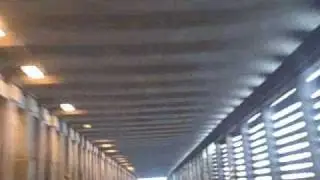 Rogers Pass BC - Travelling through the snowsheds in a Canadian Winter