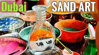 Sand Art In Dubai 🇦🇪||Make Name Logo In Bottle 