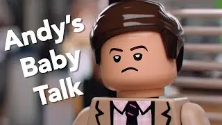 LEGO The Office | Andy's Baby Talk [4K]