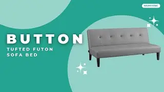 Affordable Stylish Sofa Bed! Comfort Meets Elegance: Button Tufted Futon Sofa Bed