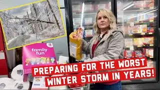 Panic Prepping for the Worst Winter Storm in Years!