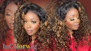 THIS HIGHLIGHT WIG IS BOMB! BEGINNER FRIENDLY EASY FLIP OVER STYLE! BLACK FRIDAY MUST BUY INCOLORWIG