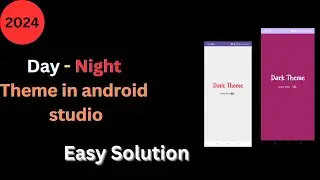 How to implement dark mode in android app || android studio tutorial