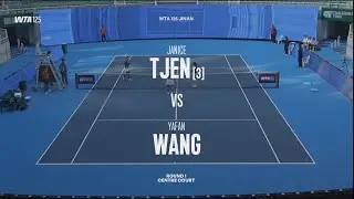 (3) Janice Tjen (INA) vs  (WC) Yafan Wang (CHN)  -  Game, Set and Match