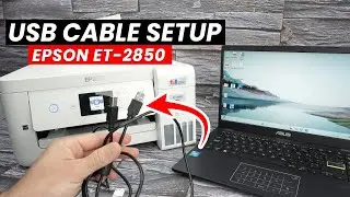 Epson EcoTank ET-2850: как настроить с помощью USB-кабеля