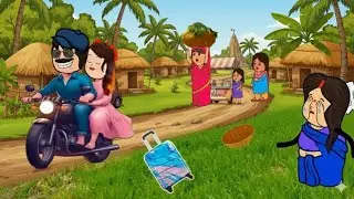 भाग -2 || मां बाप को धोखा देकर बिटिया प्रेमी संग भागी 😱 अवधि कॉमेडी कार्टून || #awadhicartoon2001 
