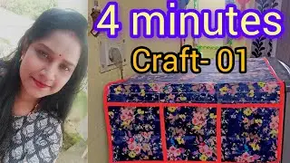 DIY fridge cover 🎉फ्रिज कव्हर बनवा अगदी काही क्षणात🤷