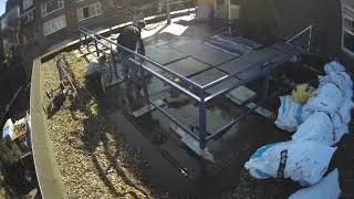 #Timelapse | Opbouw dakterras met hekwerk Velp | Exclusieve Dakterrassen