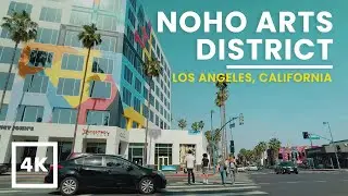 NoHo Arts District Relaxing Walking Tour | 4K