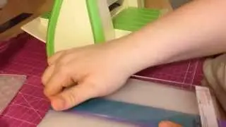 Cuttlebug Geometric Rings Embossing Folder, Tutorial & Card Creation