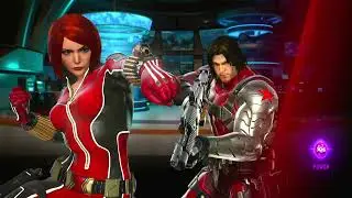 Marvel Vs. Capcom Infinite (Venom/Winter Soldier) Vs (Black Widow/Venom)