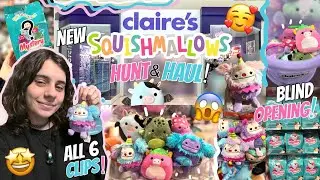 FULL SET😱OF LEGENDARY🐮SQUISH🍄CLIPS FOUND AT CLAIRES!!! &bull; Mini Hunt + BLIND❓BAGS OPENING +🥰HAUL!