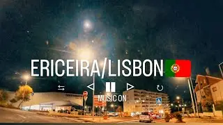 4K 🇵🇹 Ericeira to Lisbon Portugal - National Road (Night Driving View) 
