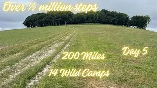Маршрут South Downs Way. Пеший поход и дикий кемпинг. Туда и обратно. День 5.