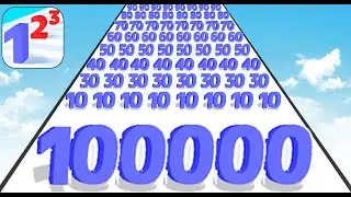 Big Satisfying Mobile Game Number Masters Top ASMR & Relaxing Top Gameplay Android,iOS Walkthrough