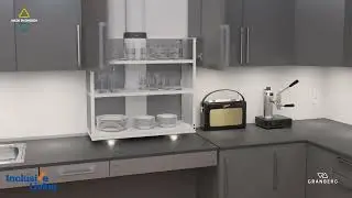 Inclusive Living Australia-Verti 840 Height Adjustable Wall Cabinet Lift System-Granberg Sweden