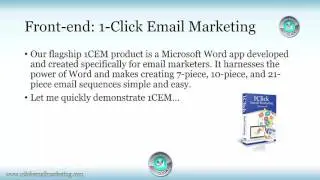 1 Click Email Marketing review and (Free) $21,400 Bonus & Discount