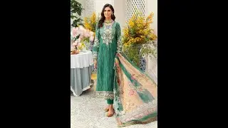 Printed Lawn 3 Piece Unstitched Suit NSAL-D01-A-Summer Collection
