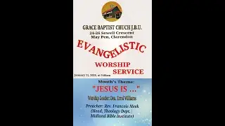 Corporate Evangelistic Worship Service / 