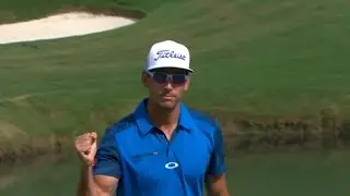 Rafa Cabrera Bello sinks eagle putt at Wyndham