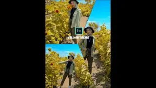 EDIT FOTO | FILTER YELLOW THEME |LIGHTROOM MOBILE PRESET