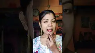 kajal and red lipstick hack 😱😍 #lipstick #hack #kajal #shortsfeed #youtubeshorts #shorts #tranding