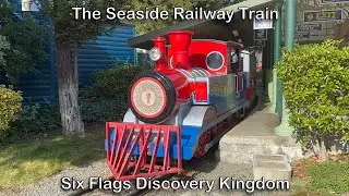 The Seaside Railway Train at Six Flags Discovery Kingdom Full Ride 2026 4K
