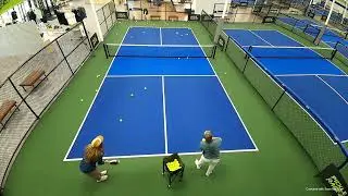 Pickleball Serve Challenge Video