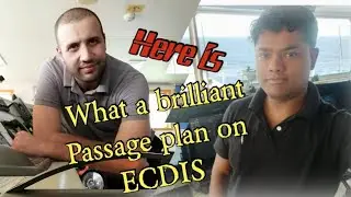 What a brilliant Passage plan on ECDIS Looks Like.. 2nd officer