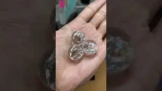 #ChainMaille Pendant Crackle #Quartz Spheres #crystal #creatorontherise #creatorsearch #creators
