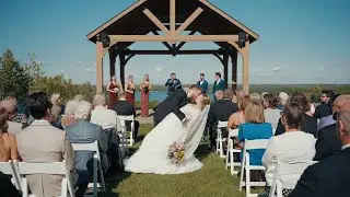 Megan & AJ's Romantic FireTower Hill Wedding | Northern MI Wedding Videographer | Wedding Potion