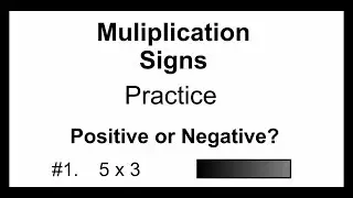 Powers and Exponents 2 - Multiplication Signs Practice