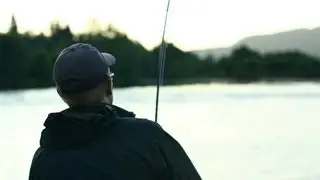 Salmon fishing on River Orkla - big atlantic salmon